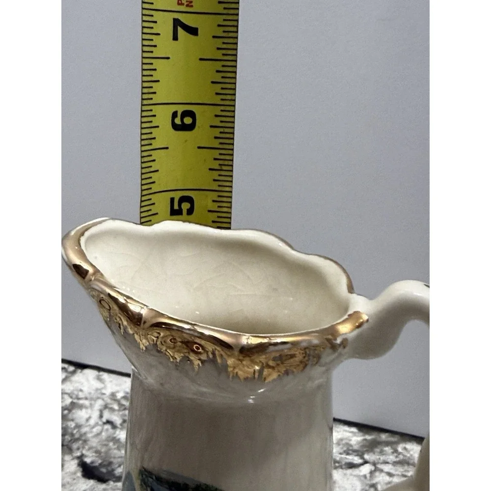 Yellowstone National Park Miniature Collectible Pitcher 1980s Vintage 5